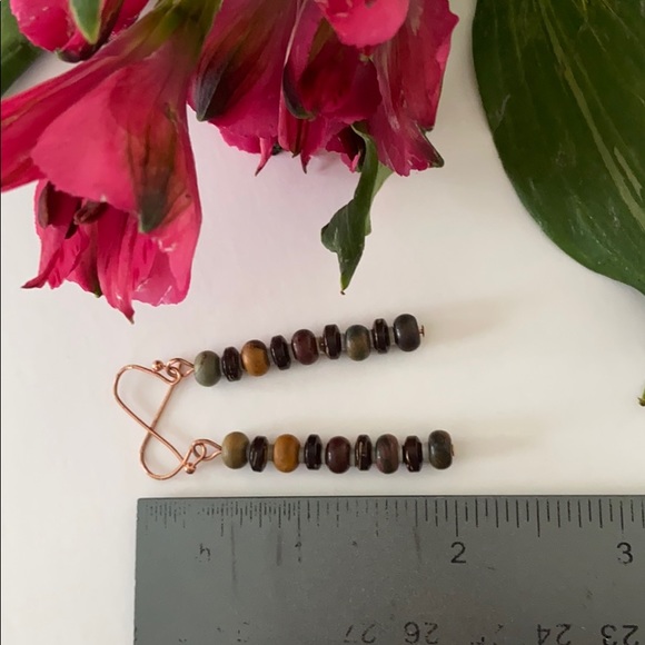 Gemstone earrings NEW - Picture 3 of 5